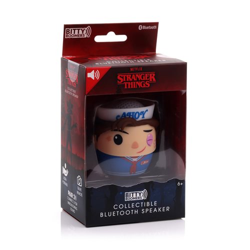 Stranger Things Steve Harrington Scoops Ahoy Bitty Boomers Bluetooth Mini-Speaker