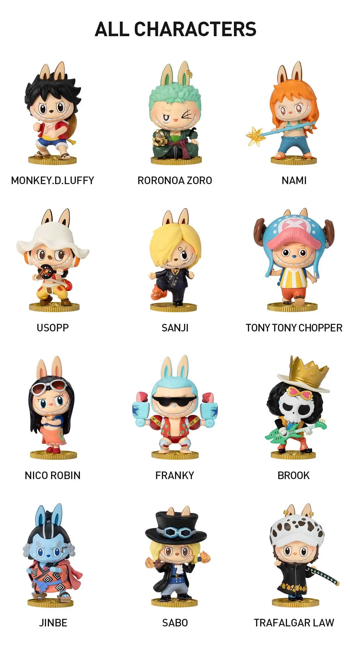 The Monsters x One Piece Blind Box from Pop Mart