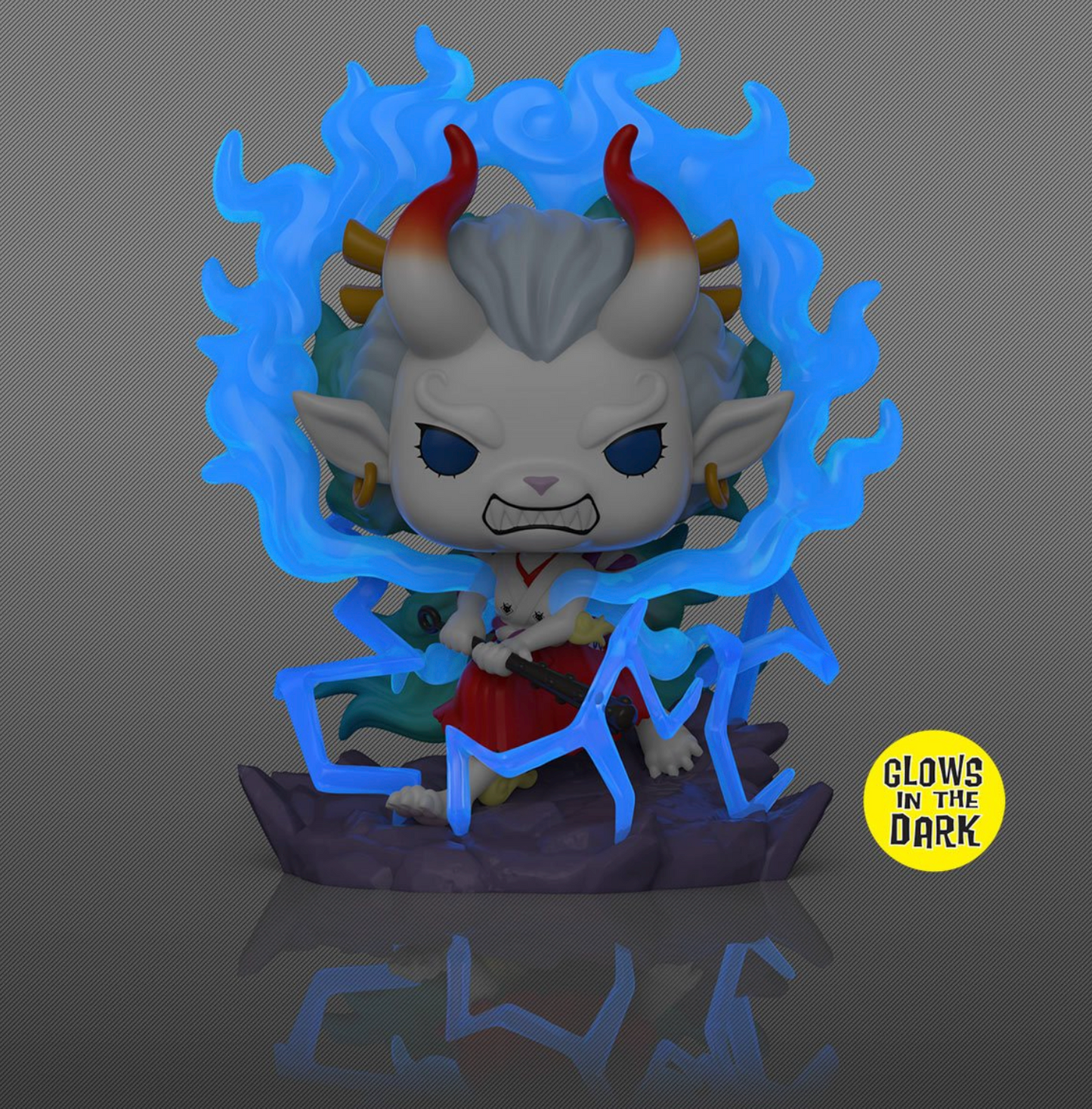 One Piece Yamato Glow-in-the-Dark Deluxe Funko Pop! Vinyl Figure #1596 - Entertainment Earth Exclusive