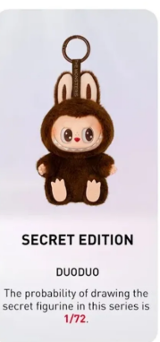POP MART LABUBU THE MONSTERS - Have A Seat Vinyl Plush Doll Pendant