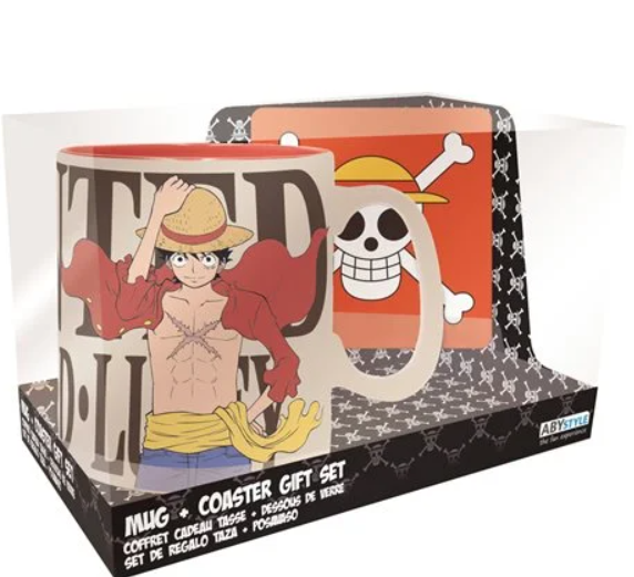 One Piece Luffy Mug and Coaster Gift Set