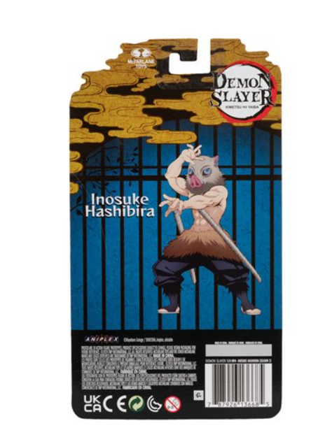 Demon Slayer Wave 4 Inosuke Hashibira Season 2 5-Inch Scale Action Figure