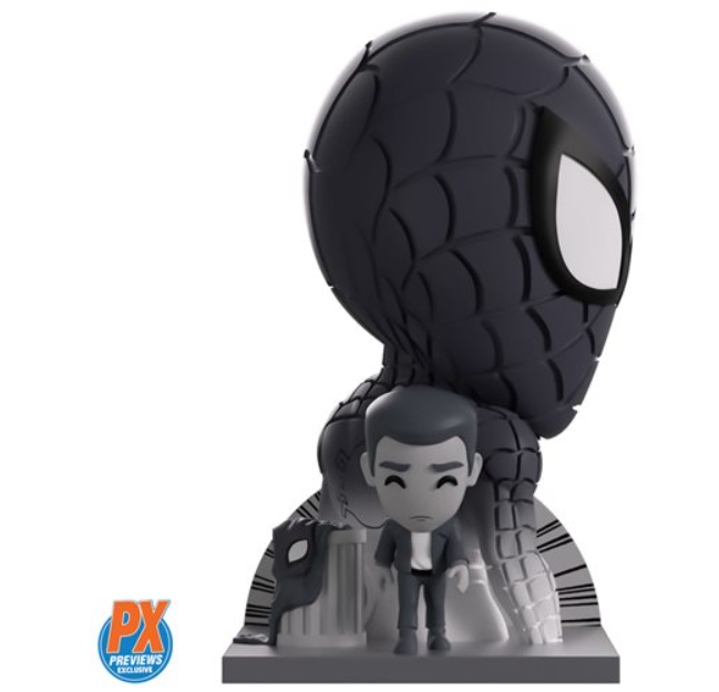Marvel Comics Collection The Amazing Spider-Man #50 Black and White Vinyl Figure - SDCC 2024 Previews Exclusive