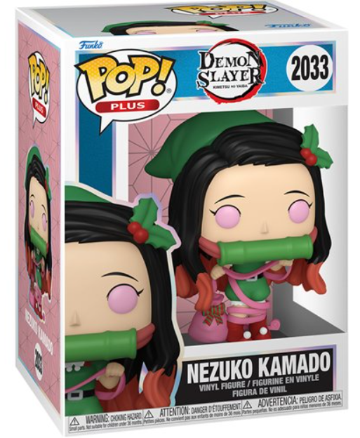 Demon Slayer Nezuko Kamado (Holiday) Funko Pop! Vinyl Figure Plus #2033
