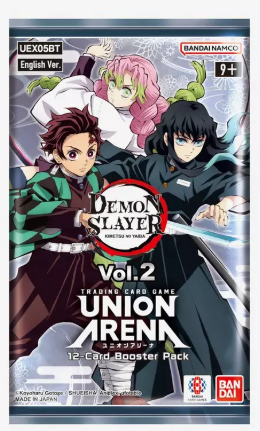 Demon Slayer: Kimetsu No Yaiba Trading Card Game Union Arena Vol. 2 Booster Pack