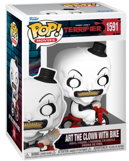 Terrifier Art the Clown with Bike Funko Pop! Vinyl Figure #1591