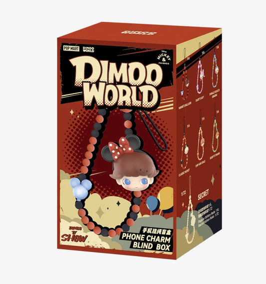 Pop Mart DIMOO World x Disney Series Phone Charm