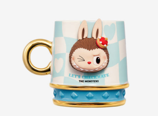 THE MONSTERS Let's Checkmate Series-Mug -Blue