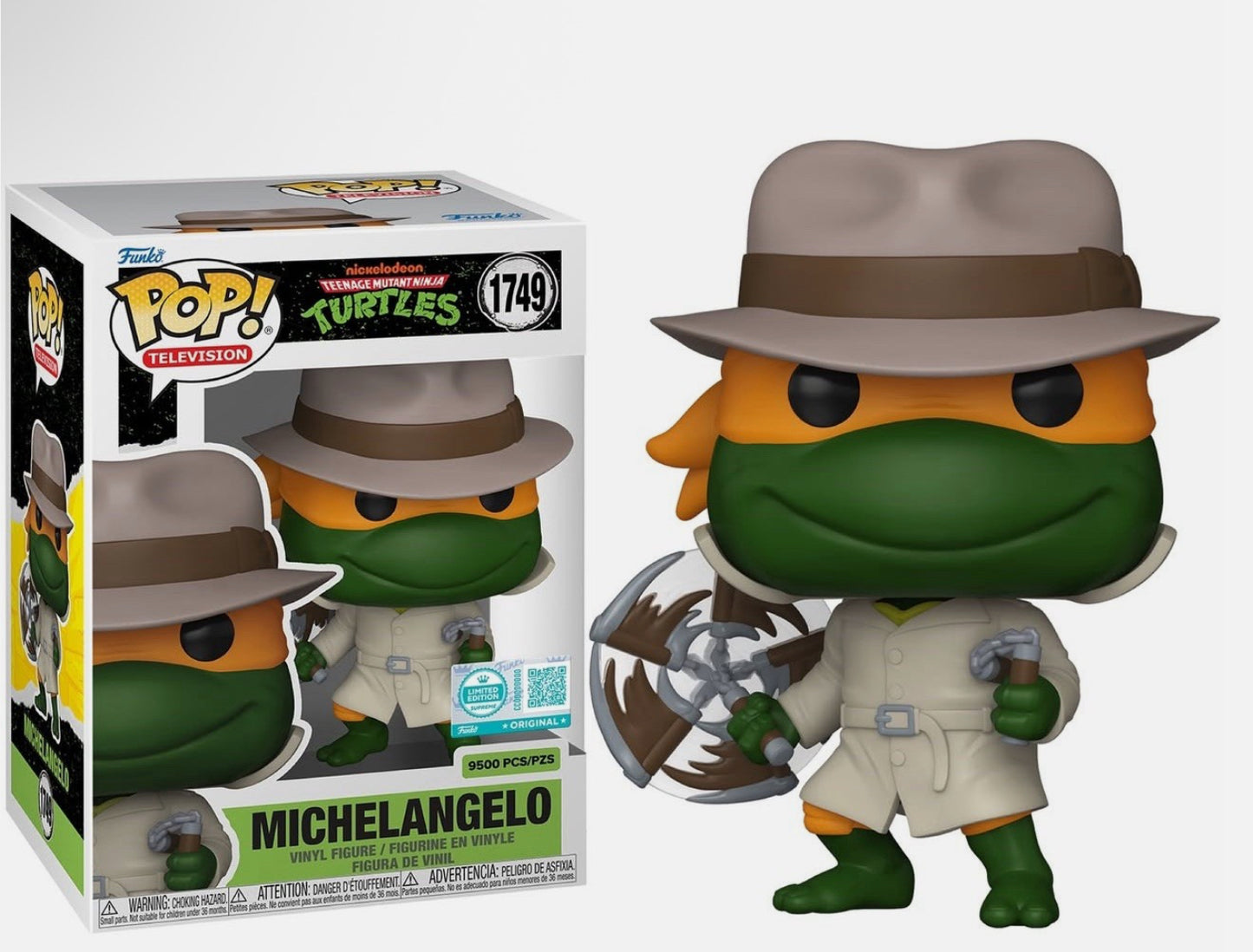 Funko Pop! Chalice Exclusive:TMNT: Michelangelo #1749 (LE9500)