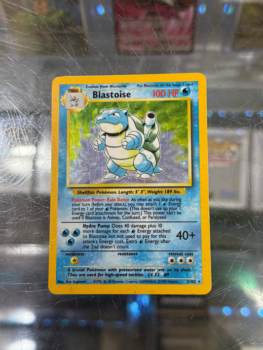 Blastoise Base set - Damaged