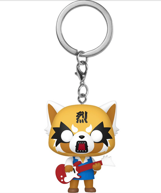 Sanrio Aggretsuko with Guitar Funko Pocket Pop! Key Chain