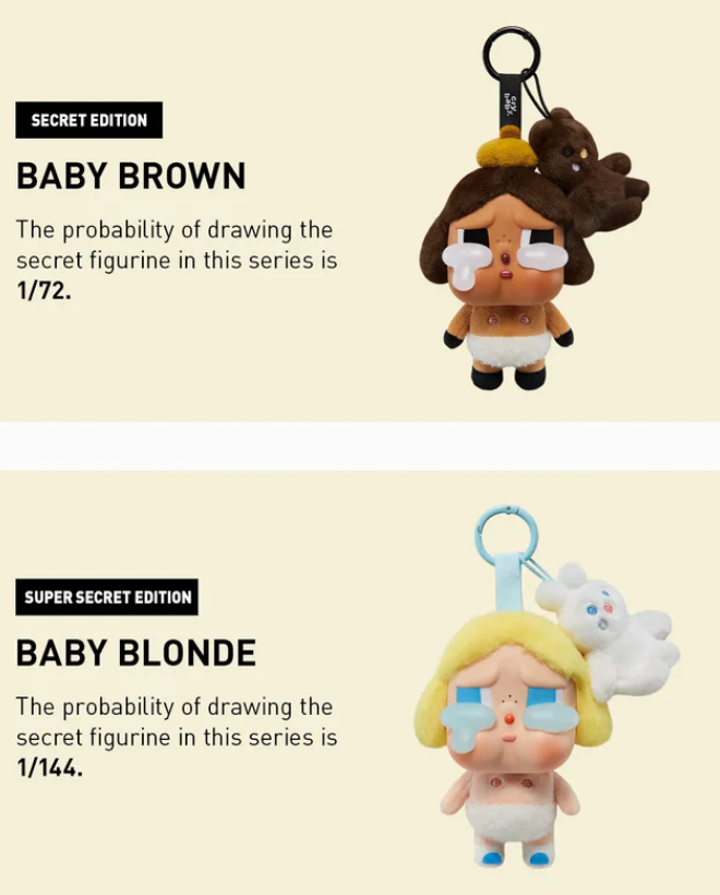 Pop Mart CryBaby Crying Again Series Vinyl Face Plush Sealed Case