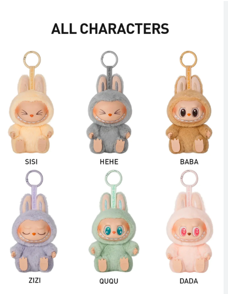 POP MART LABUBU THE MONSTERS - Have A Seat Vinyl Plush Doll Pendant