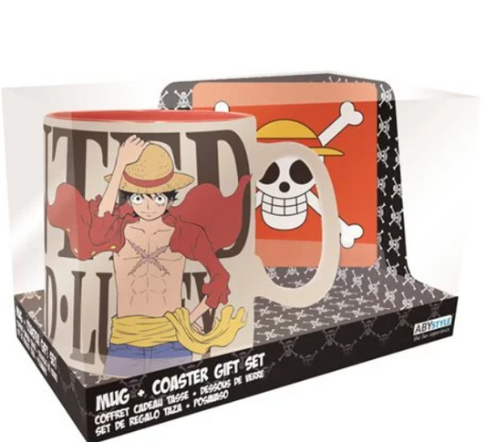 One Piece Luffy Mug and Coaster Gift Set