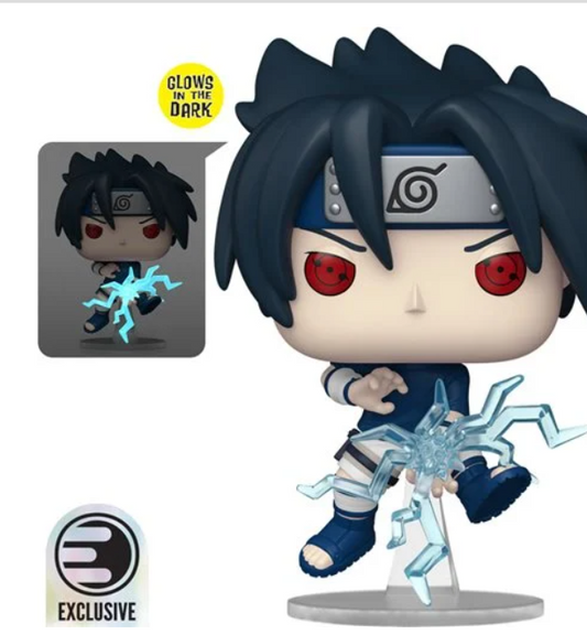 Naruto Sasuke Uchiha (Chidori) Glow-in-the-Dark Funko Pop! Vinyl Figure #1969 - Entertainment Earth Exclusive
