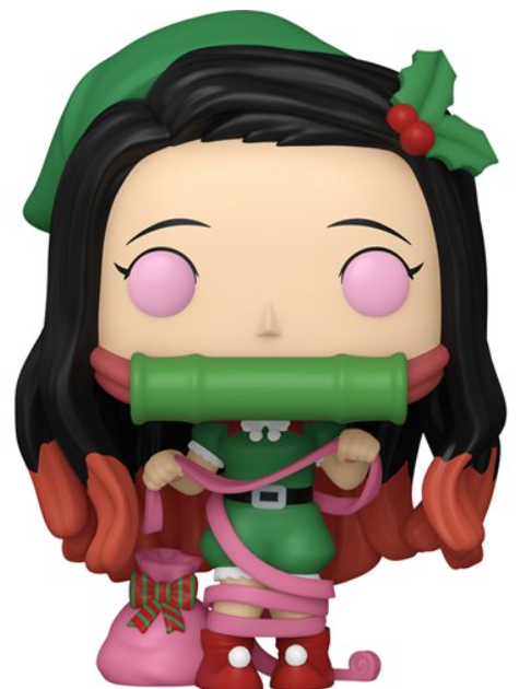 Demon Slayer Nezuko Kamado (Holiday) Funko Pop! Vinyl Figure Plus #2033