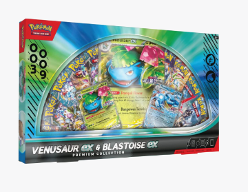 Venusaur Ex & Blastoise Ex Premium Collection
