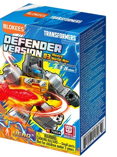 Transformers Defender Version 03 Heavy Metal War Blokees Mini Model Kit