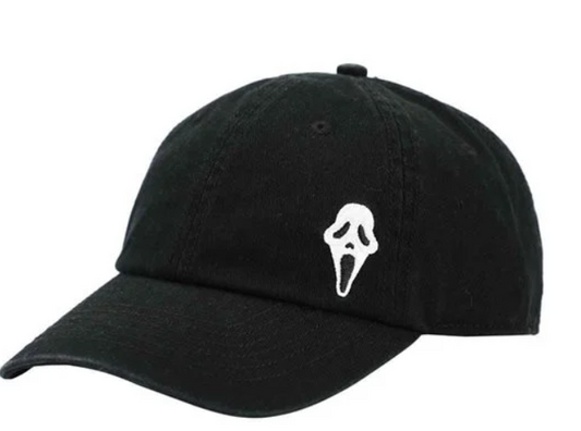 Ghost Face Embroidered Hat