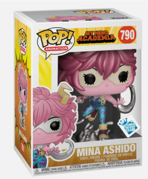 My Hero Academia Mina Ashido Funko Pop! Vinyl Figure #790 Funko Insiders Club (Metallic Special Edition)