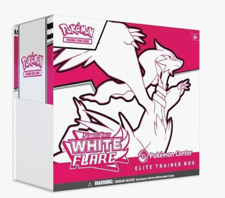 White Flare Pokemon Center Elite Trainer Box