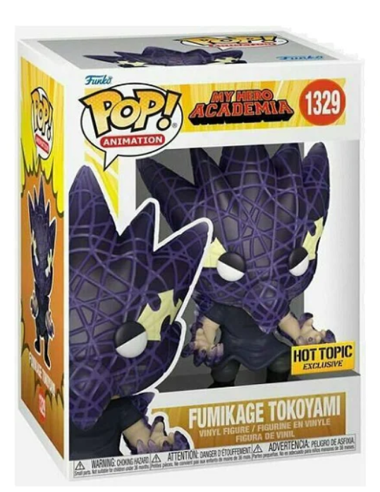 My Hero Academia Fumikage Tokoyami Funko Pop! Vinyl Figure #1329 Hot Topic Exclusive