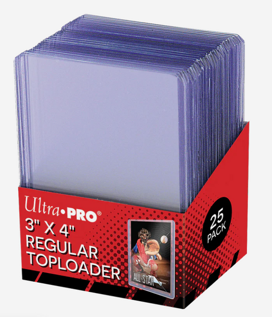 3" x 4" Clear Regular TOPLOADER® Sleeves (25ct) for Standard Size Cards