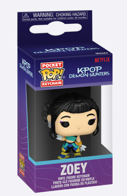 KPop Demon Hunters Zoey Funko Pocket Pop! Key Chain