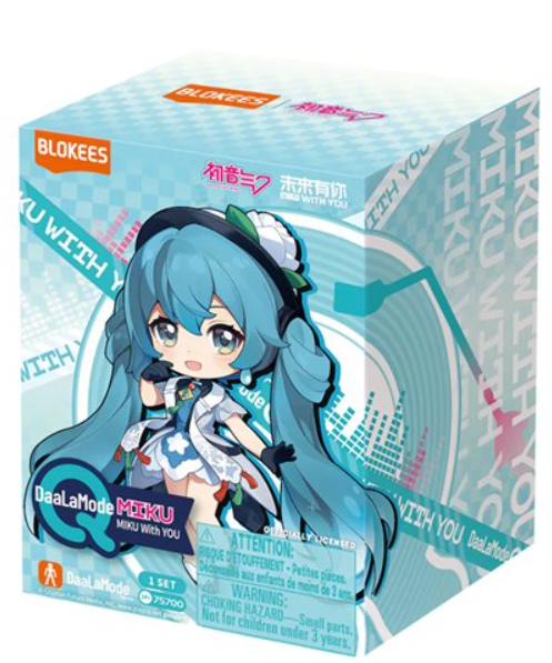 Hatsune Miku DaaLaMode Q Series Miku With You Mini Model Kit