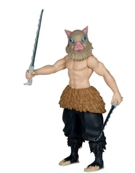 Demon Slayer Wave 4 Inosuke Hashibira Season 2 5-Inch Scale Action Figure